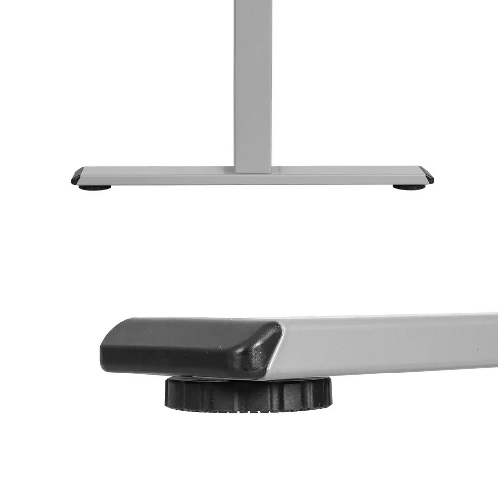 120cm Standing Desk Electric Sit Stand Desks - White & Pine