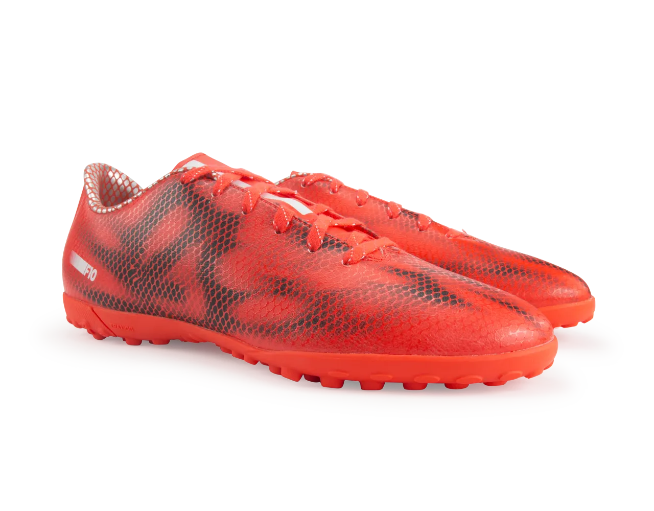 adidas Men's F10 Turf Soccer Shoes Solar Red/White/Core Black