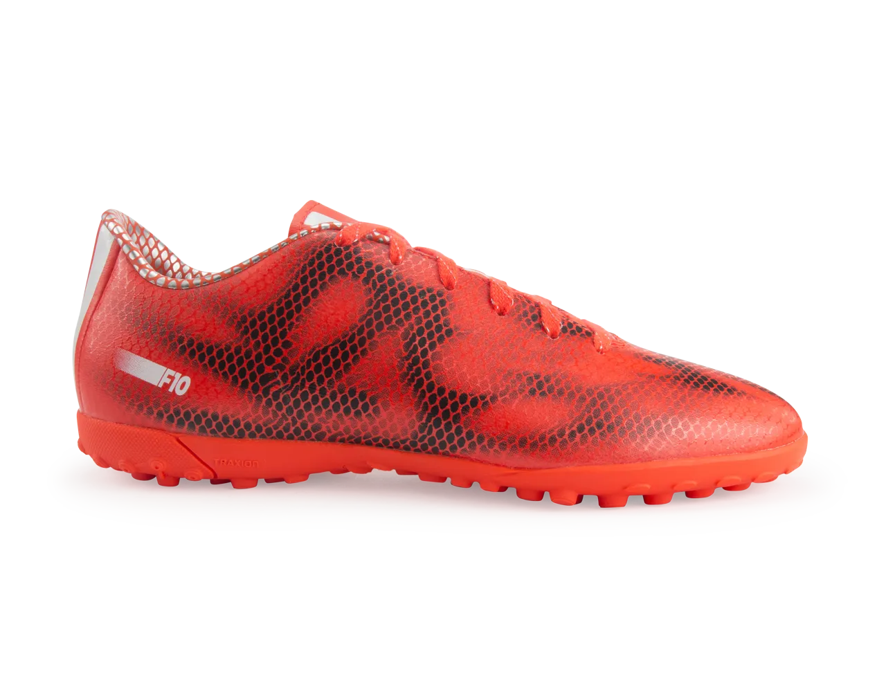 adidas Men's F10 Turf Soccer Shoes Solar Red/White/Core Black