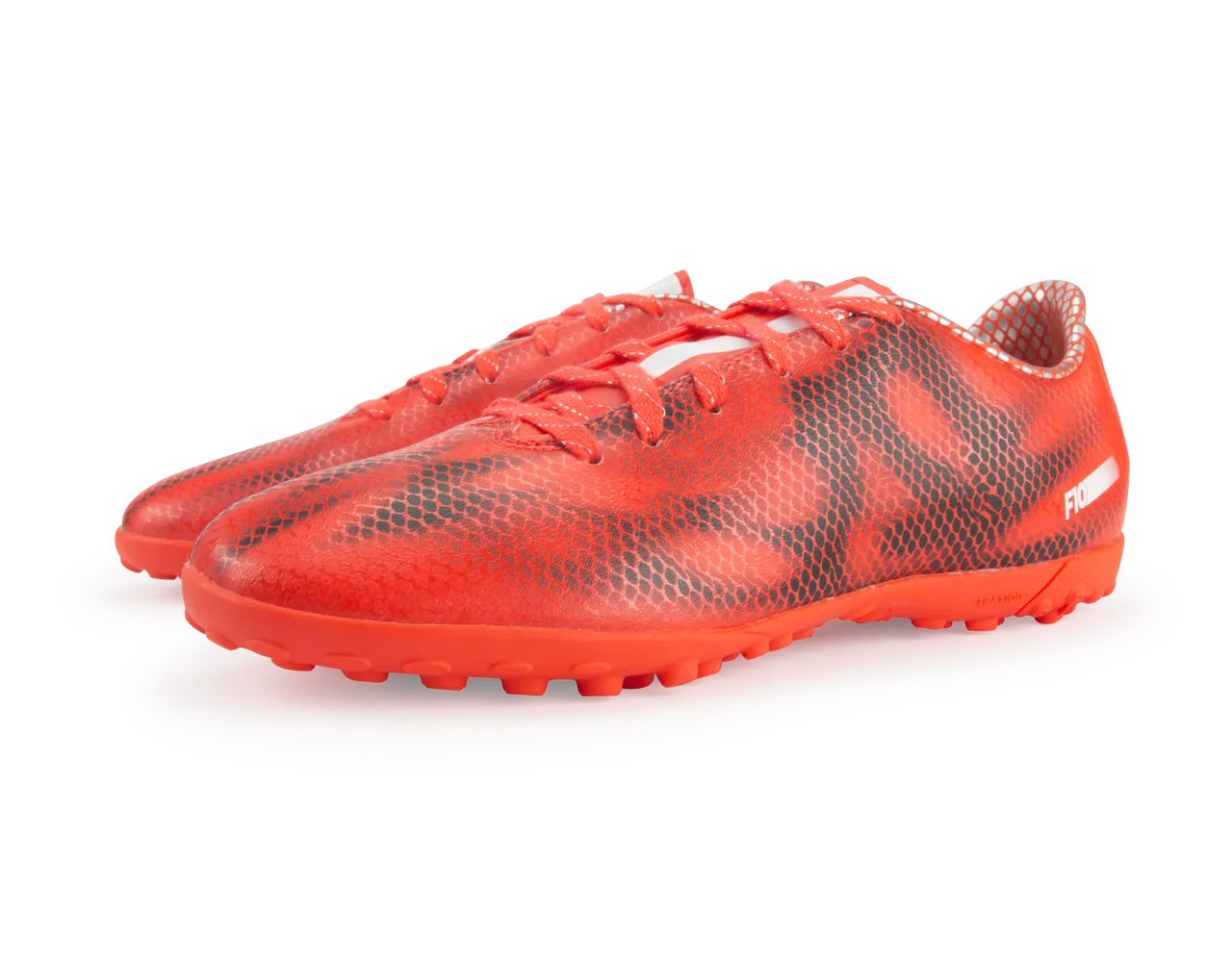 adidas Men's F10 Turf Soccer Shoes Solar Red/White/Core Black
