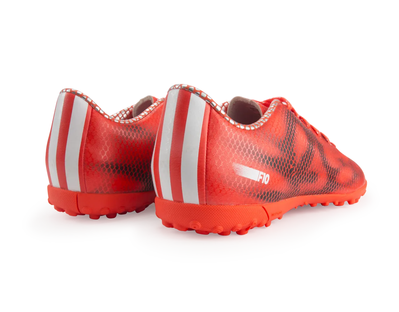 adidas Men's F10 Turf Soccer Shoes Solar Red/White/Core Black