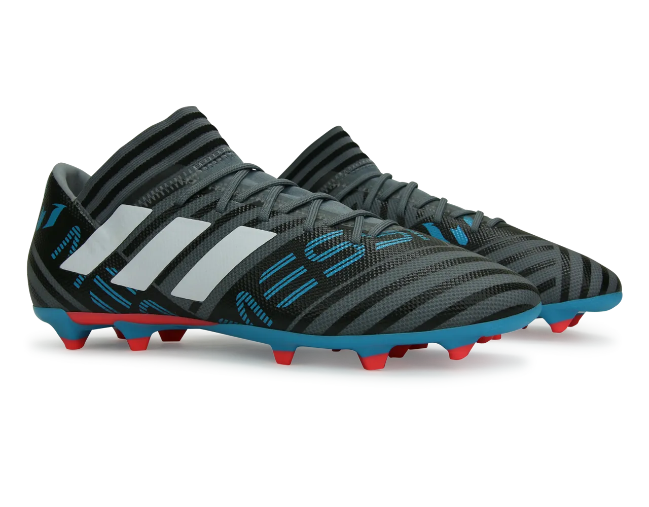 adidas Men's Nemeziz Messi 17.3 FG Grey/White/Core Black
