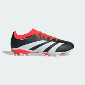 adidas Predator League Low FG Junior Firm Ground Soccer Cleat - Core Black/White/Solar Red