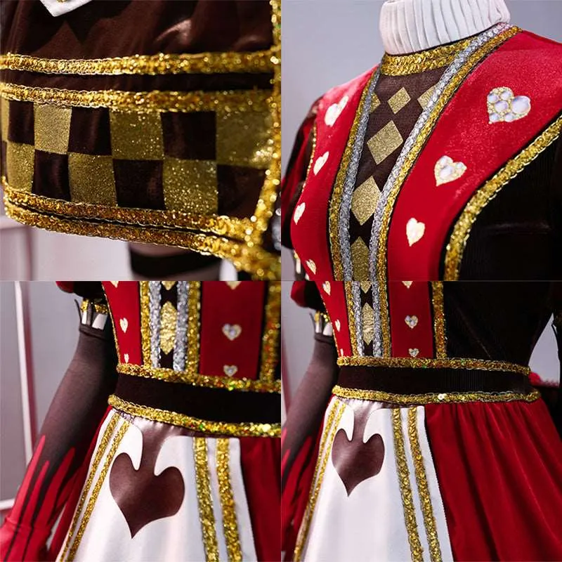 Alice: Madness Returns Alice Red Dress Cosplay Costume