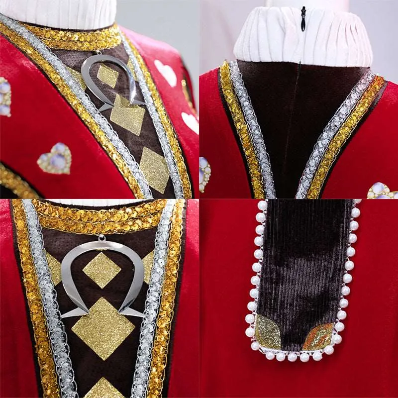 Alice: Madness Returns Alice Red Dress Cosplay Costume