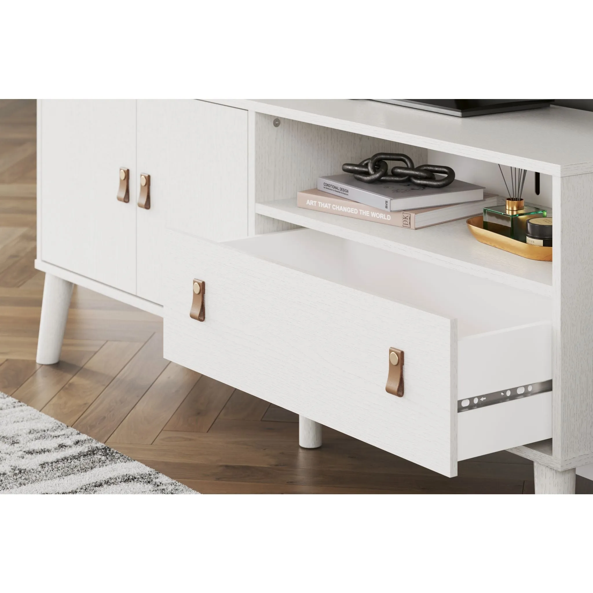 Aprilyn TV Stand - White