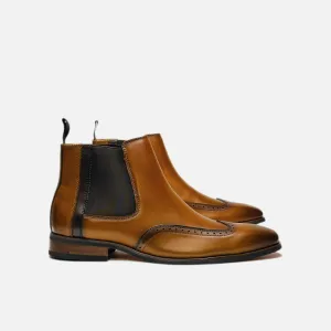 Arcadia Wingtip Chelsea Boots