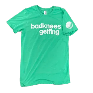 badknees Golfing T-shirt - Fairway Green