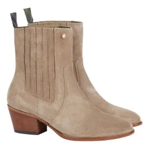 Barbour Prue Ladies Suede Boot - Taupe