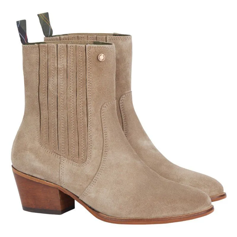 Barbour Prue Ladies Suede Boot - Taupe