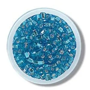 Beads: Rocailles: Ice Blue: 8g in a pack