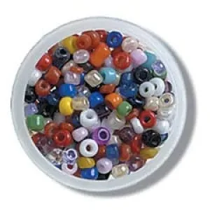 Beads: Seed: Multi-coloured: 8g in a pack