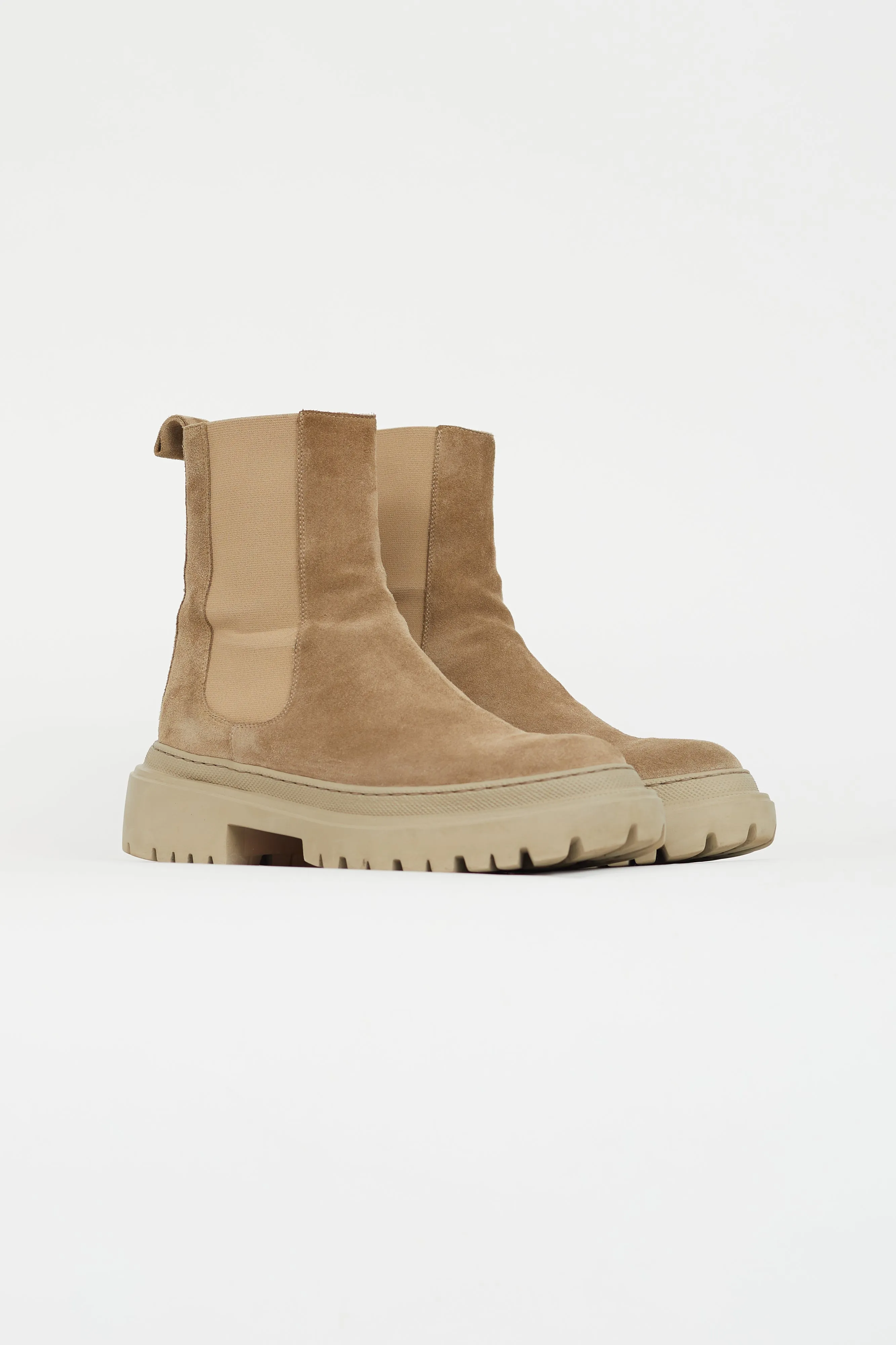 Beige Suede Corticella Chelsea Boot