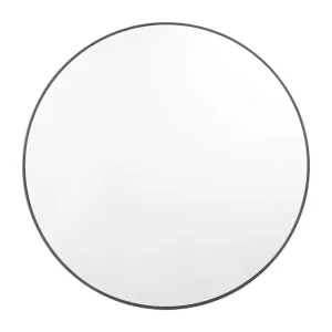 Bjorn Round Mirror Black 100CM