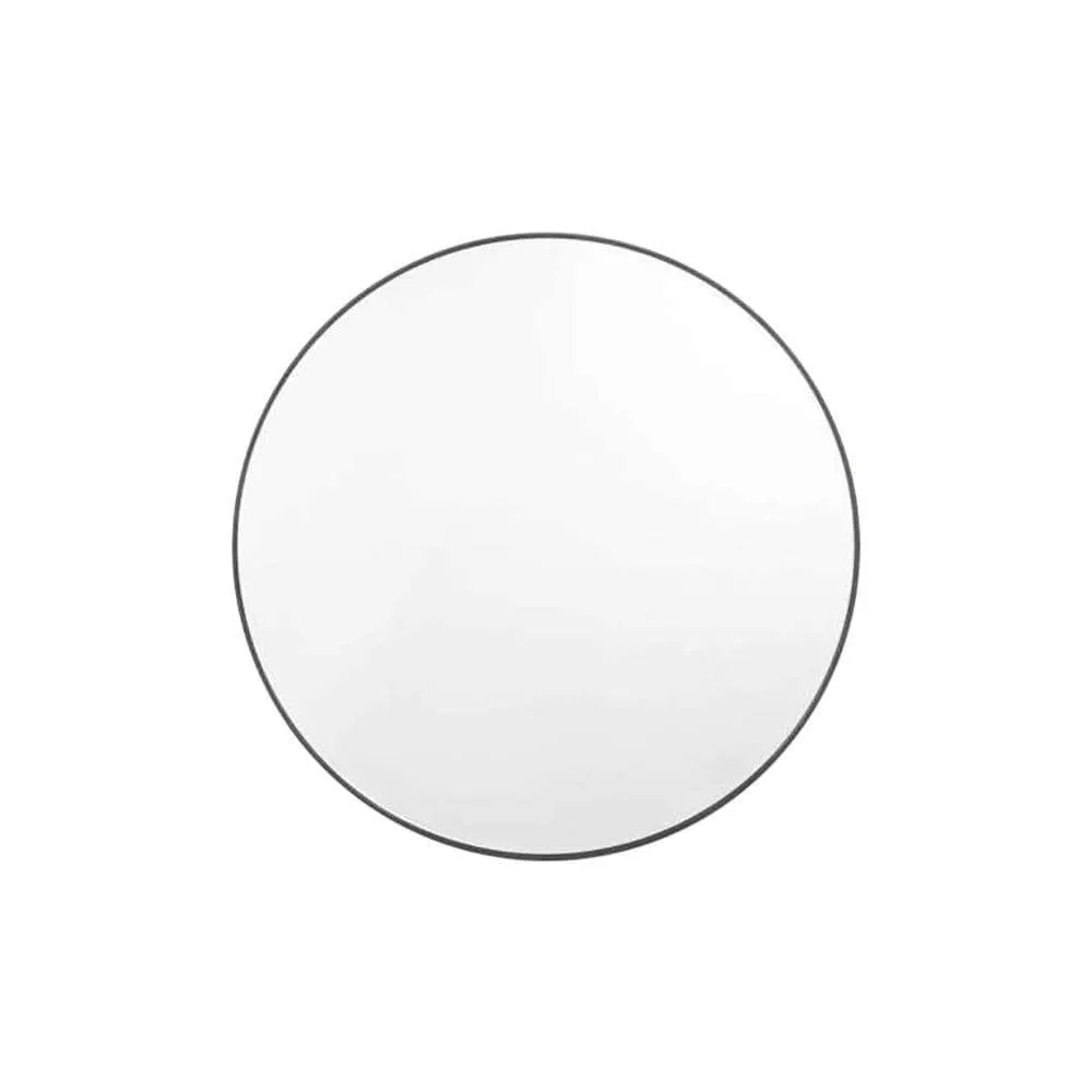 Bjorn Round Mirror Black 100CM
