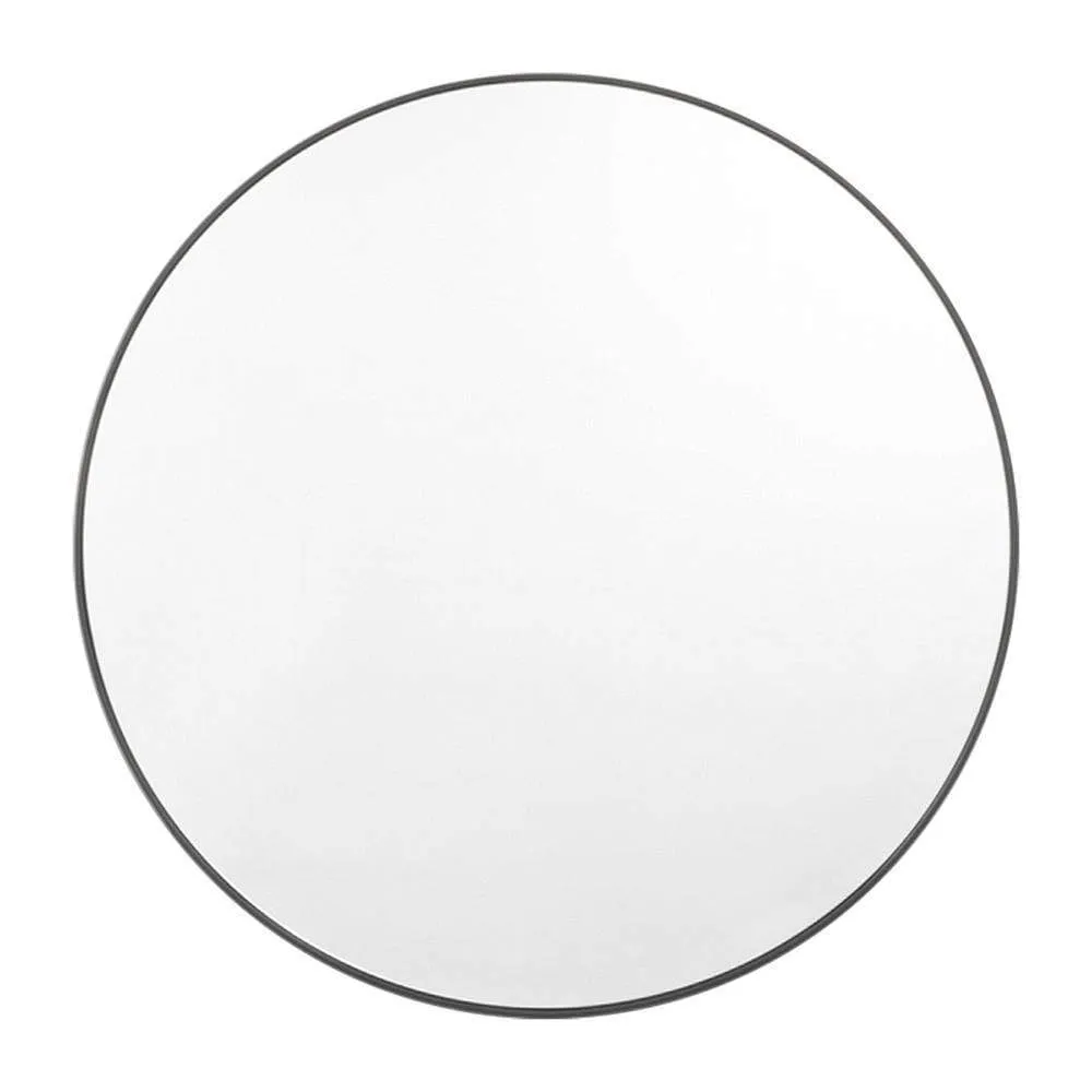 Bjorn Round Mirror Black 100CM
