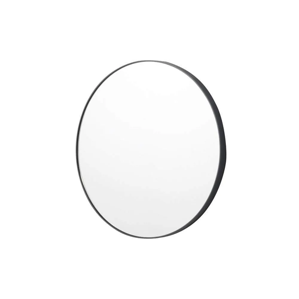 Bjorn Round Mirror Black 100CM