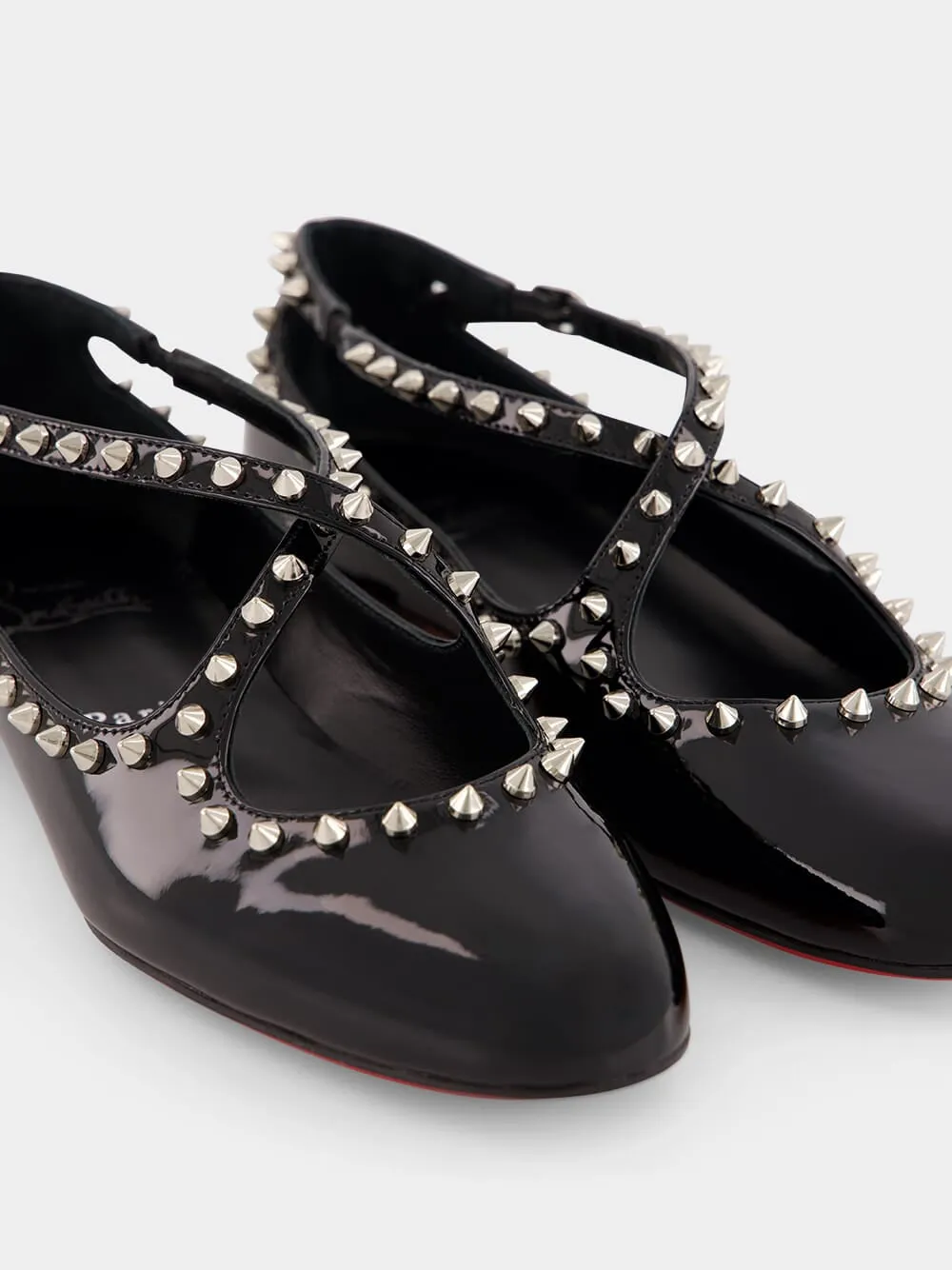 Black Pilouta Jane Ballerinas