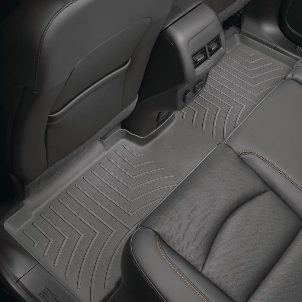 Black/Rear FloorLiner/Honda/Pilot/2016  /2nd row; fits both AWD and 2WD