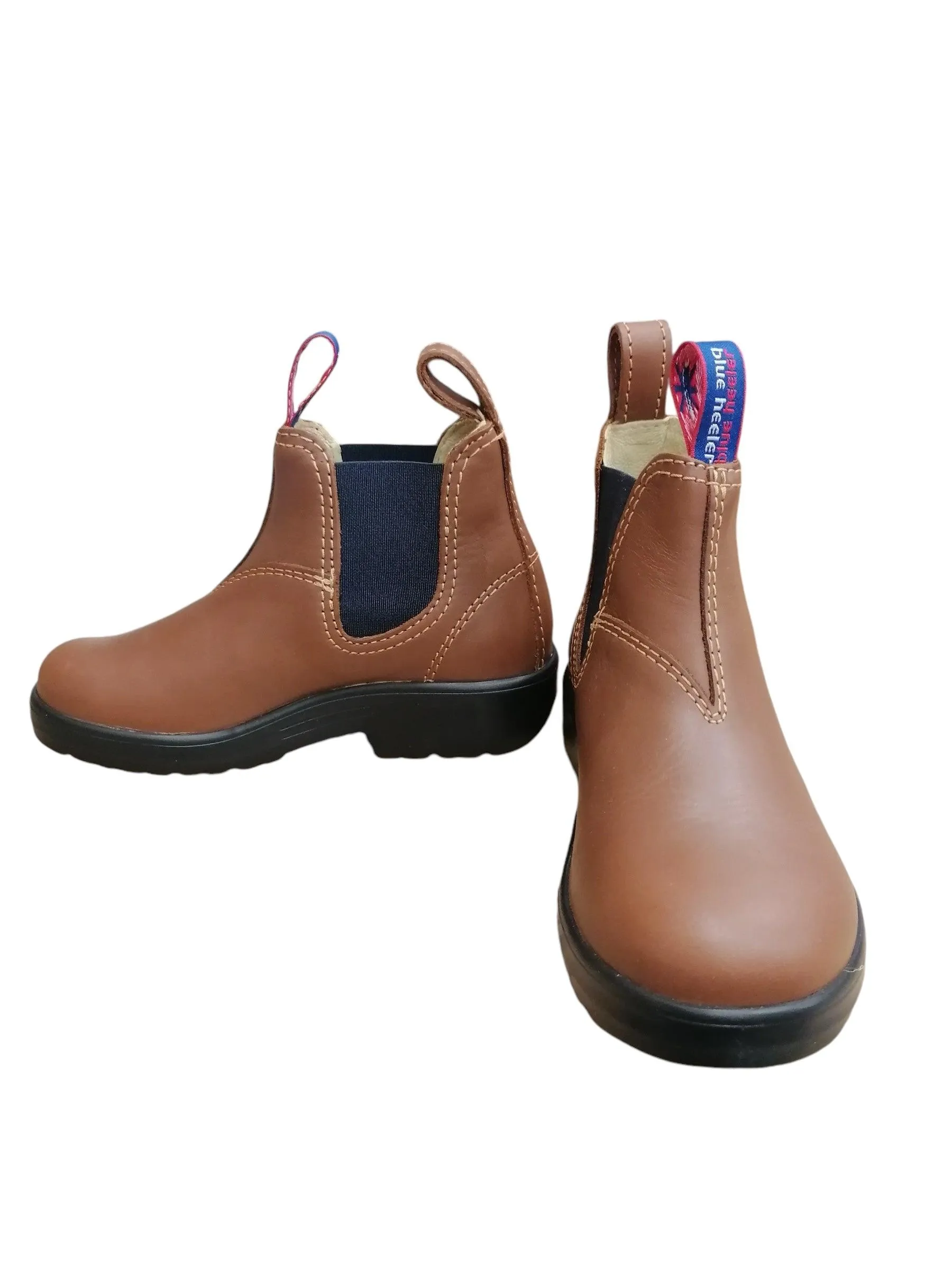 Blue Heeler- OUTBACK KIDS chelsea boots cognac/navy