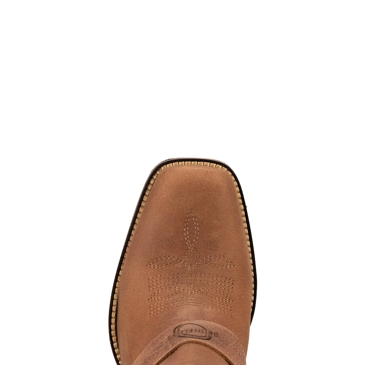 Brunello's Silverado Boot in Camel Fossil