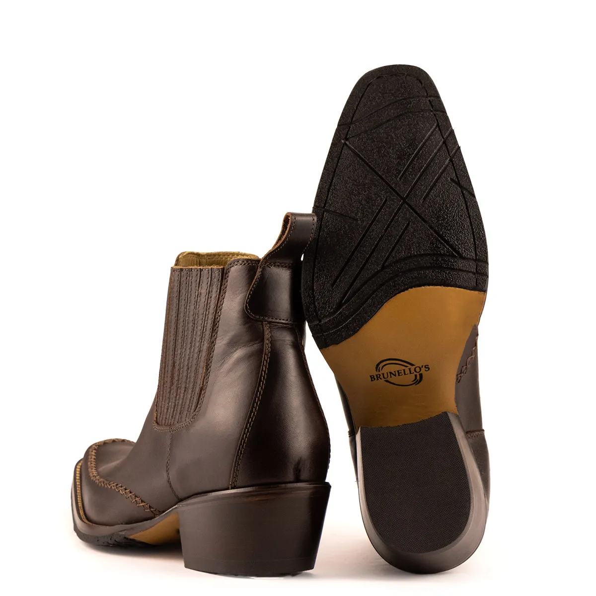 Brunello's The Knox Boot in Espresso
