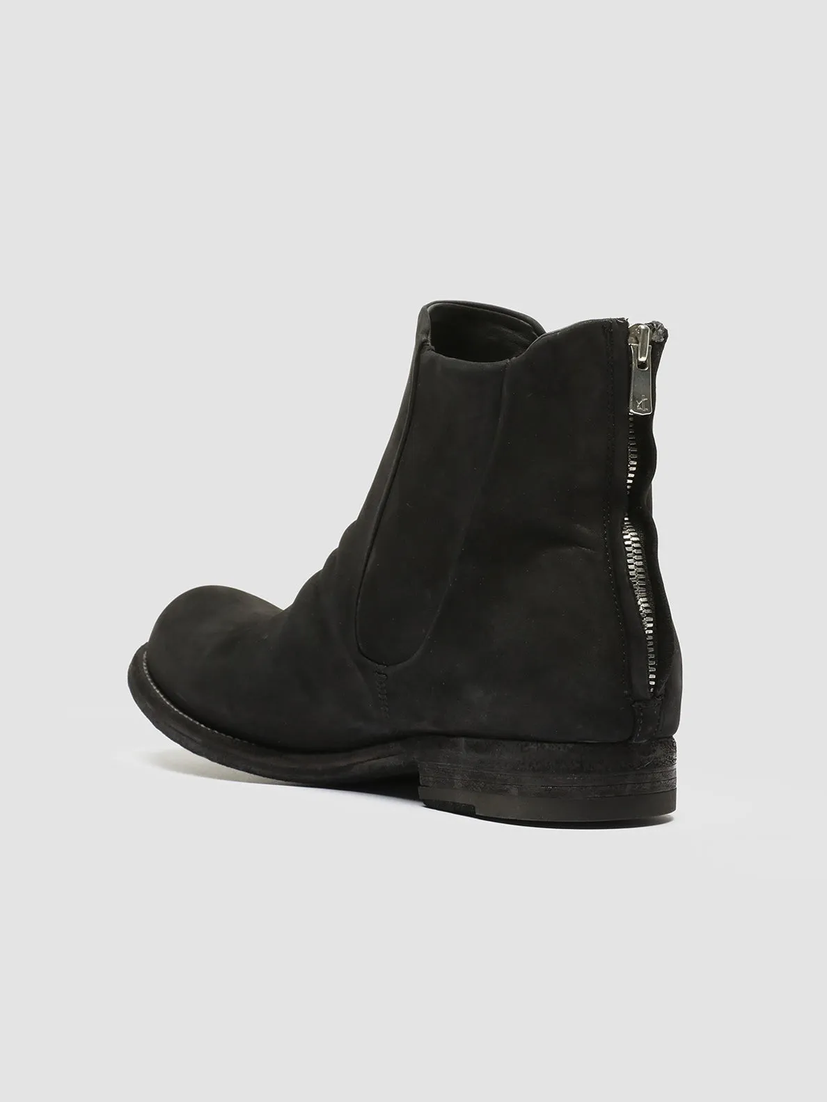 BUBBLE 029 - Black Suede Ankle Boots