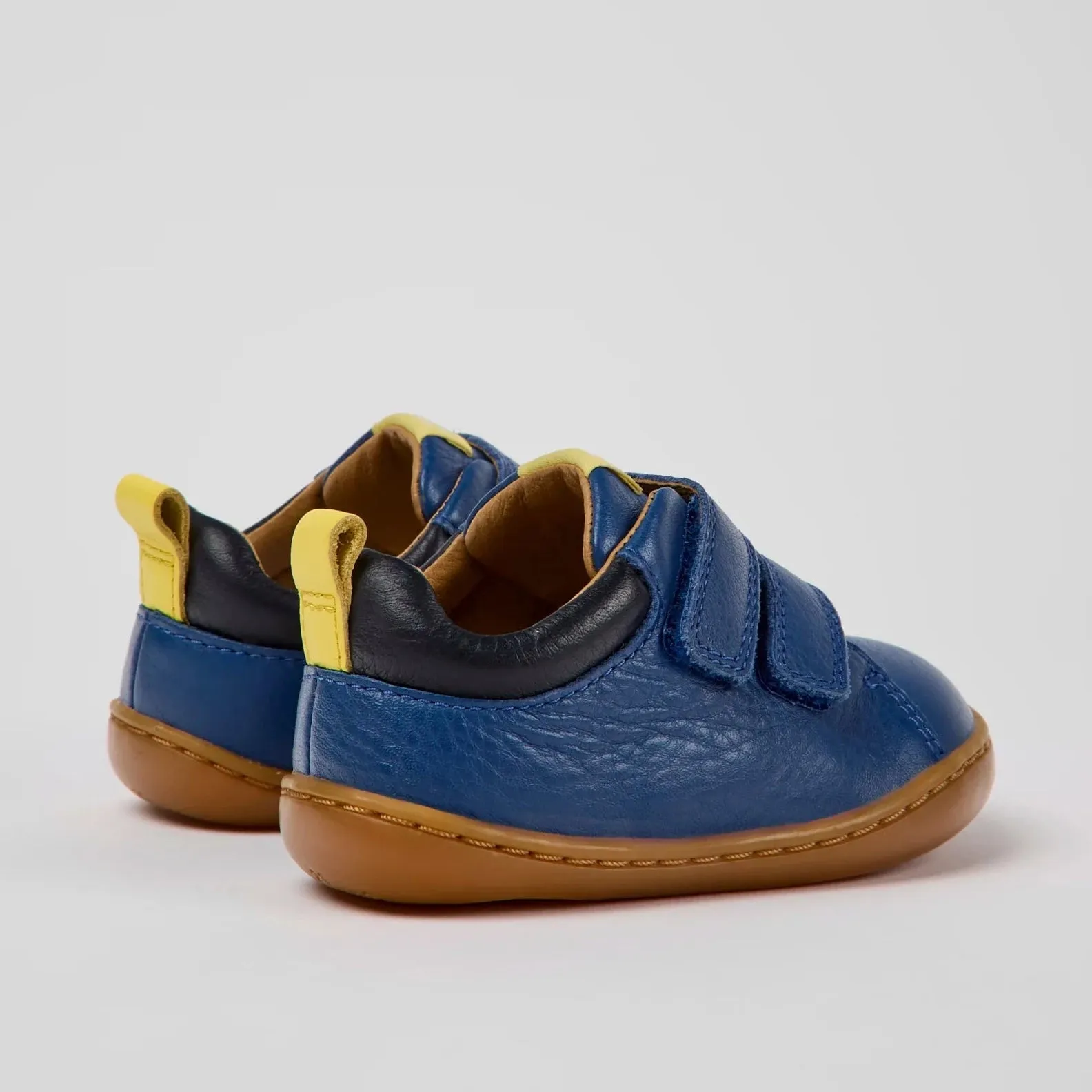 Camper Kids Baby PEU Navy Blue Leather Sneakers Shoes