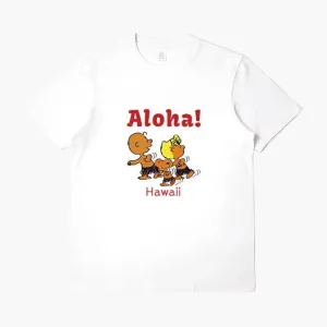 CHARLIE BROWN AND SNOOPY LUCY HAWAIIAN ALOHA TEE