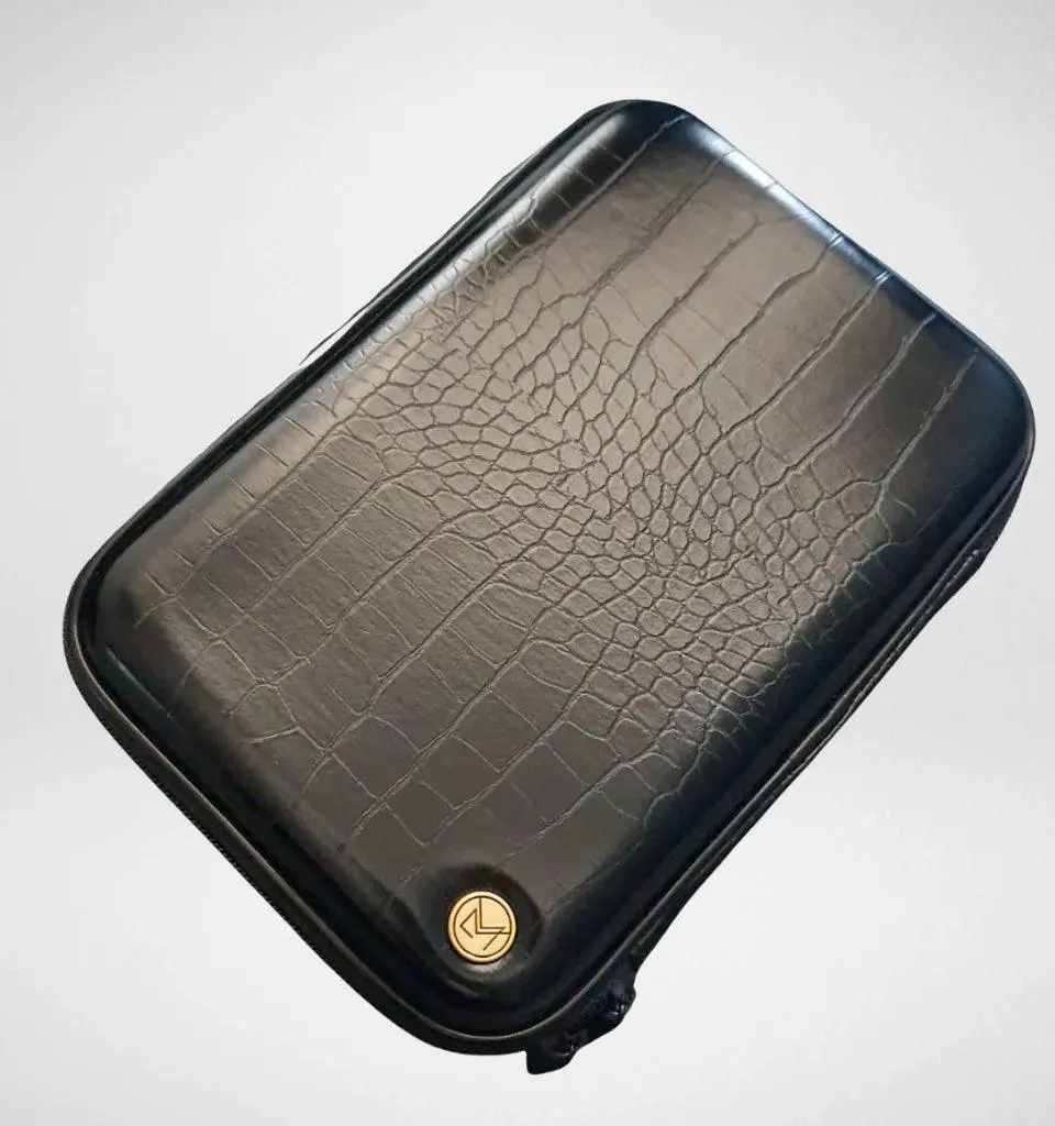 Classic Black Croc Quran Case
