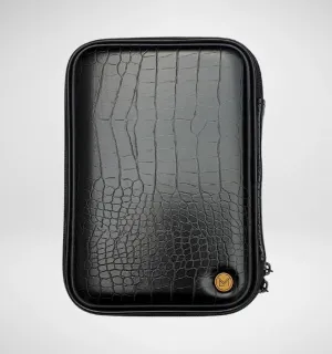 Classic Black Croc Quran Case