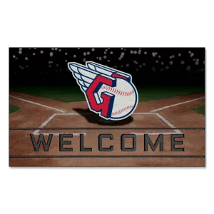 Cleveland Indians Rubber Door Mat - 18in. x 30in.