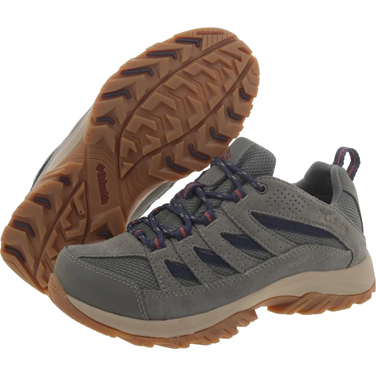 Columbia Womens Crestwood Suede Outdoor Hiking Shoes
