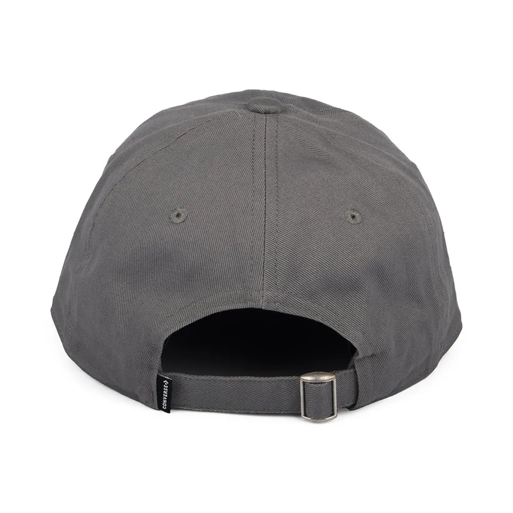 Converse Tip Off Cotton Baseball Cap - Heather Grey