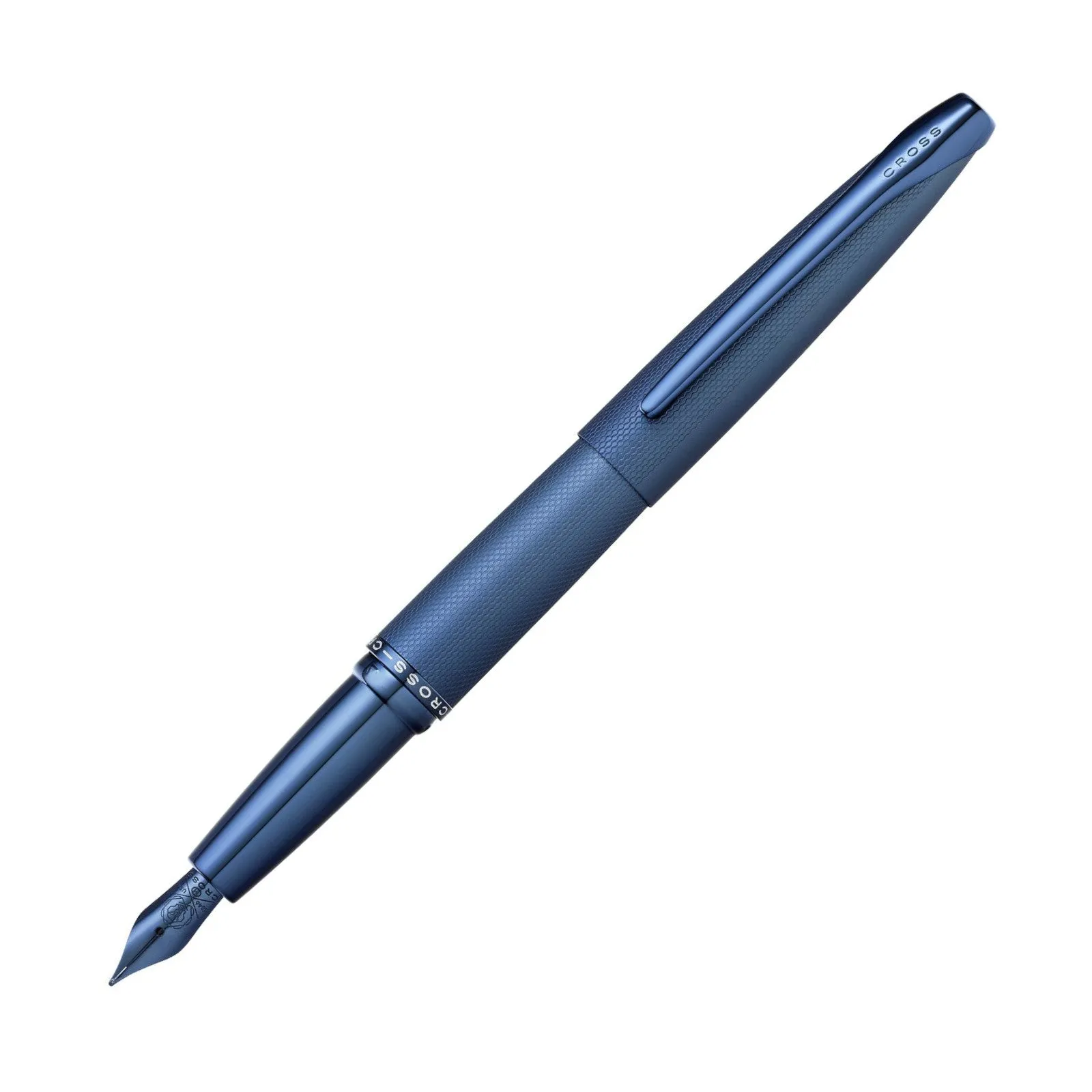 Cross ATX Fountain Pen - Sandblasted Dark Blue