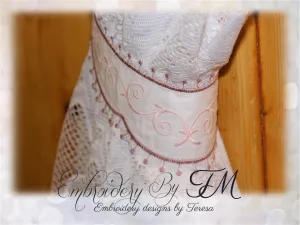 Curtain tie backs 2/ 7x12 hoop