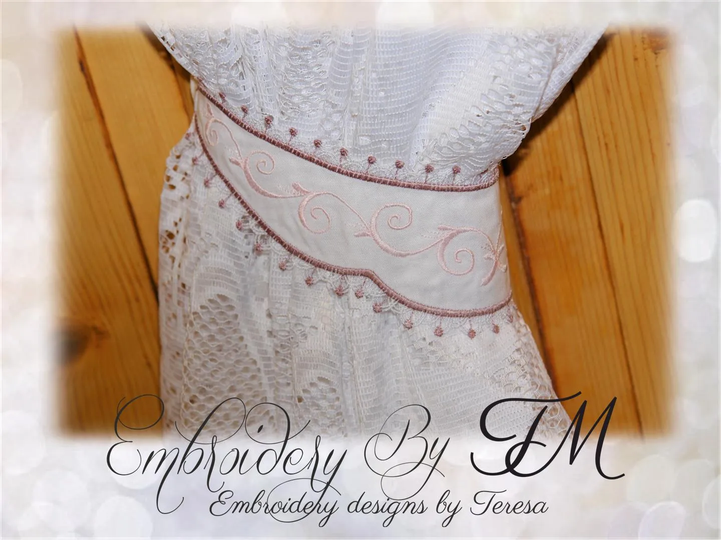 Curtain tie backs 2/ 7x12 hoop