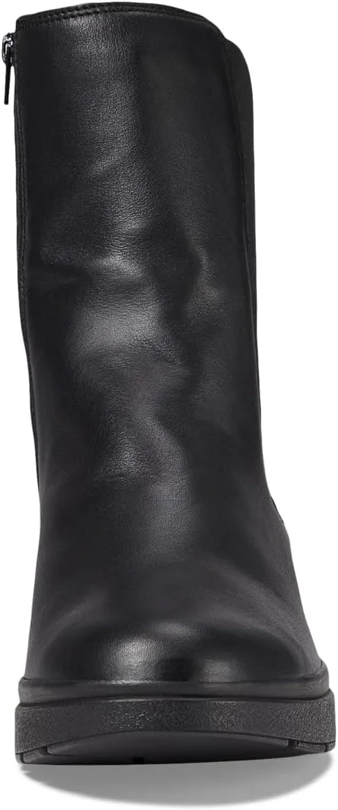 Delphina Mephisto Chelsea Boots, Black Silk Leather
