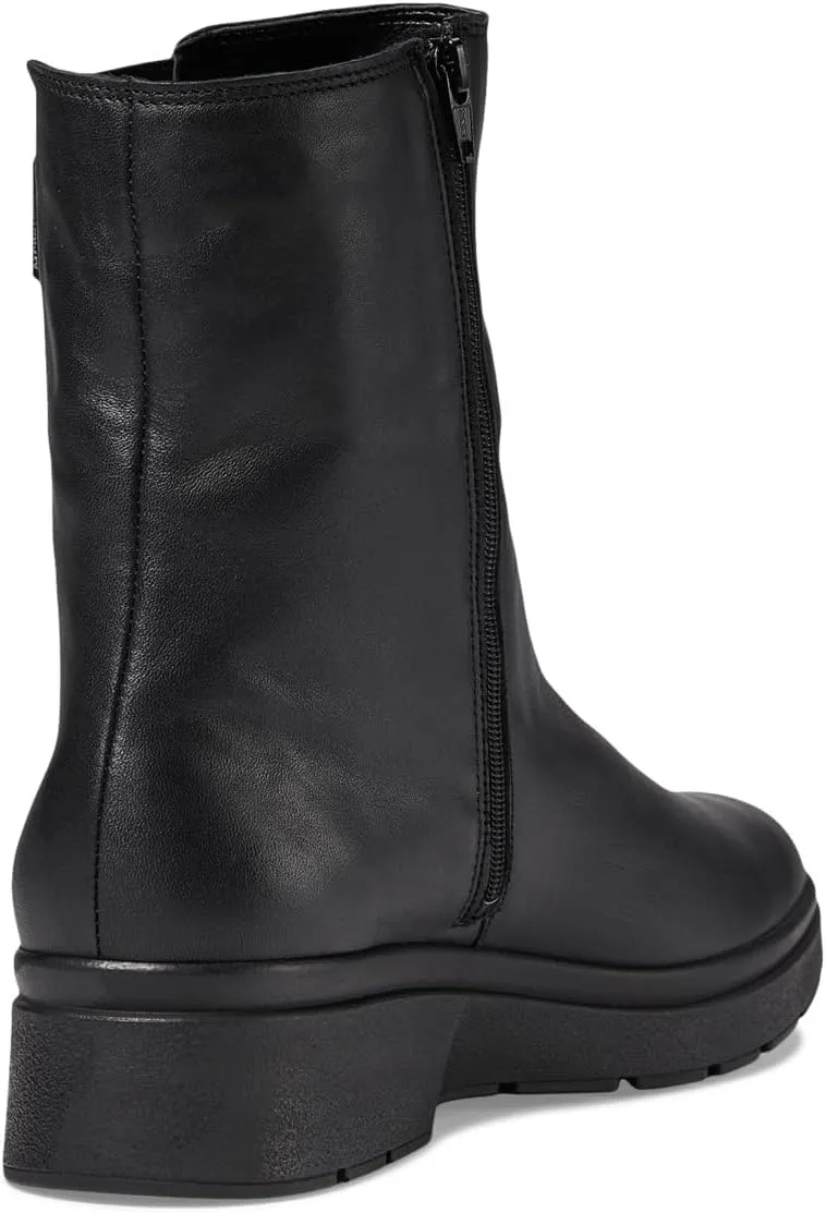 Delphina Mephisto Chelsea Boots, Black Silk Leather