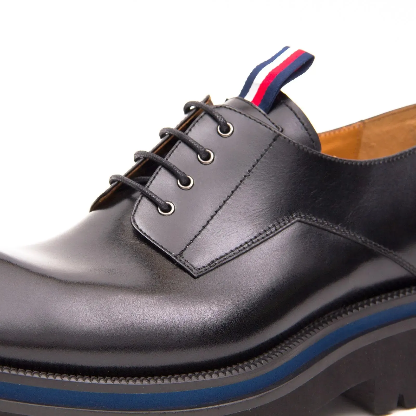 Derby Shoes Chunky 6cm heel boost Black