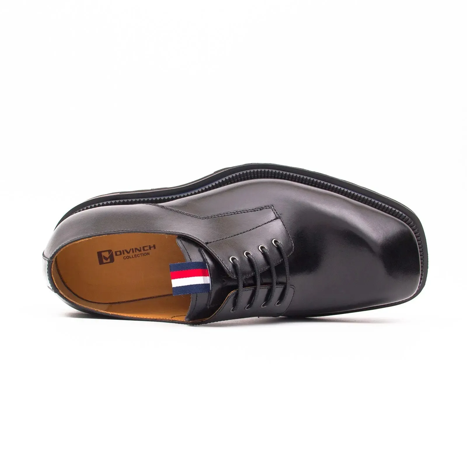 Derby Shoes Chunky 6cm heel boost Black
