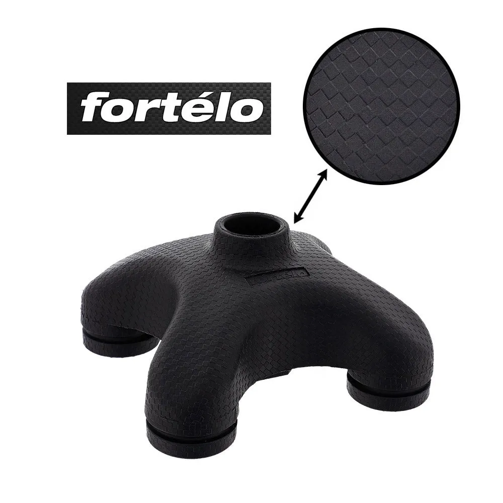 Dog Lovers' Offset Cane - Comfort Grip, Adjustable w/ SafeTbase