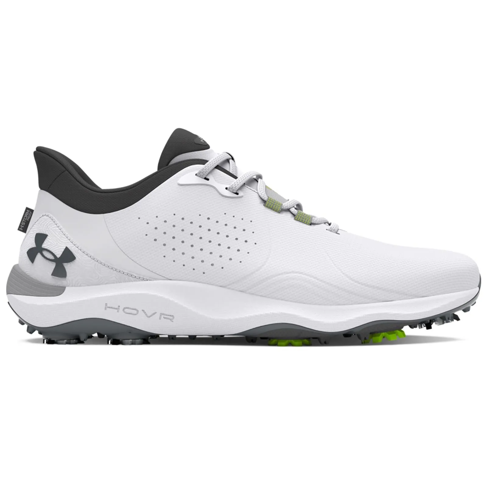 Drive Pro Wide Spiked Golf Shoes White/Grey - 2024