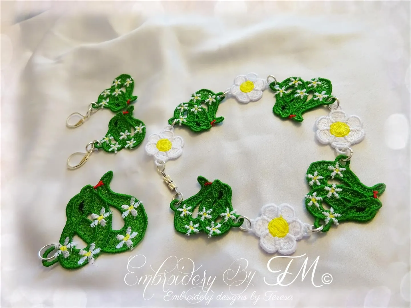 Earrings,pendant and components for bracelet snake/4x4 hoop