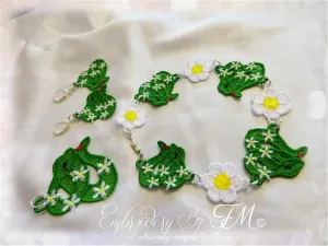 Earrings,pendant and components for bracelet snake/4x4 hoop