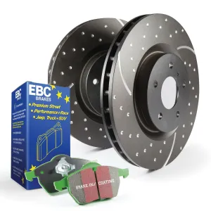 EBC Brakes S10KF1413 S10 Kits Greenstuff 2000 and GD Rotors
