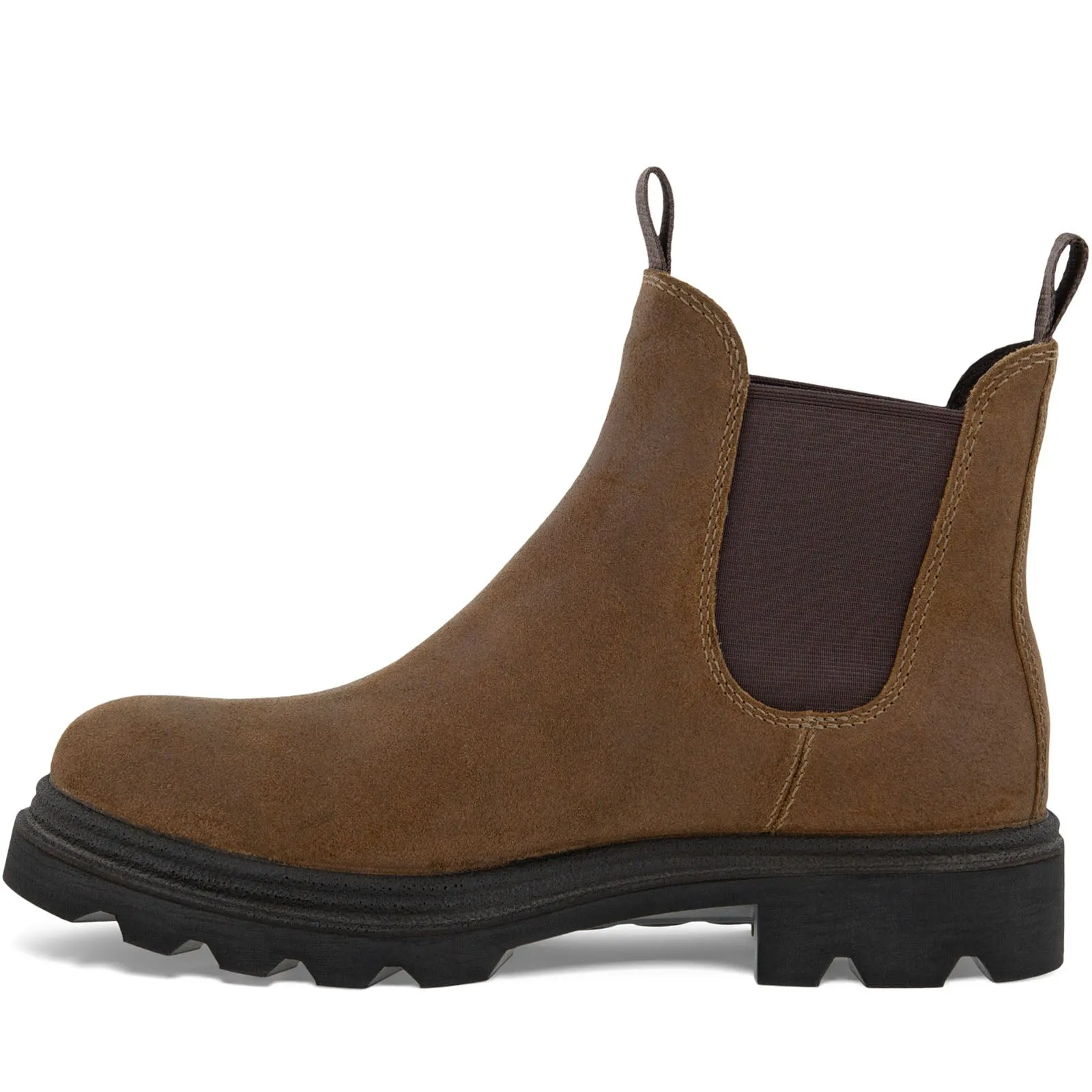 ECCO Womens Grainer Leather Elasticated Ankle Chelsea Boot - Brown - 6 UK (39EU)