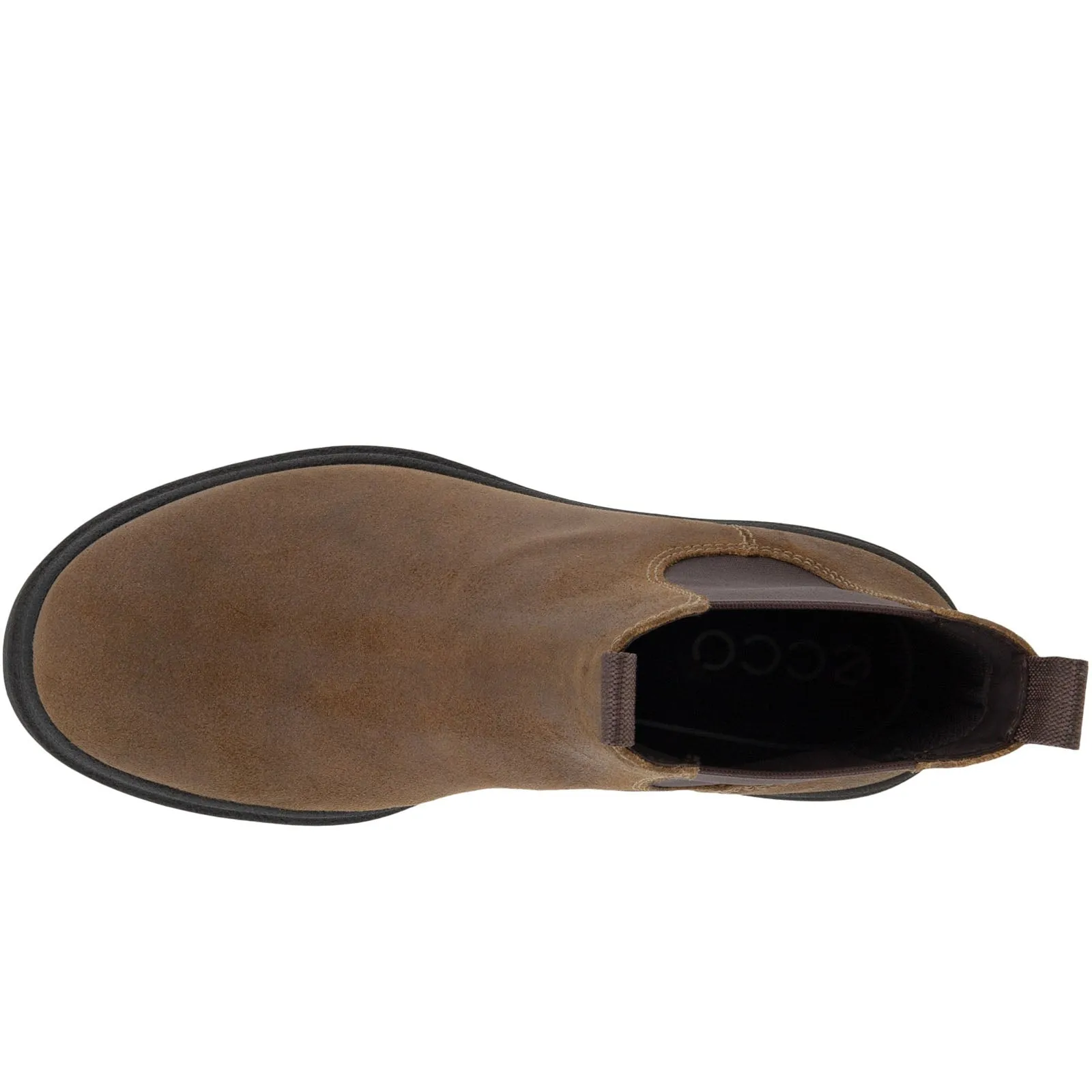 ECCO Womens Grainer Leather Elasticated Ankle Chelsea Boot - Brown - 6 UK (39EU)