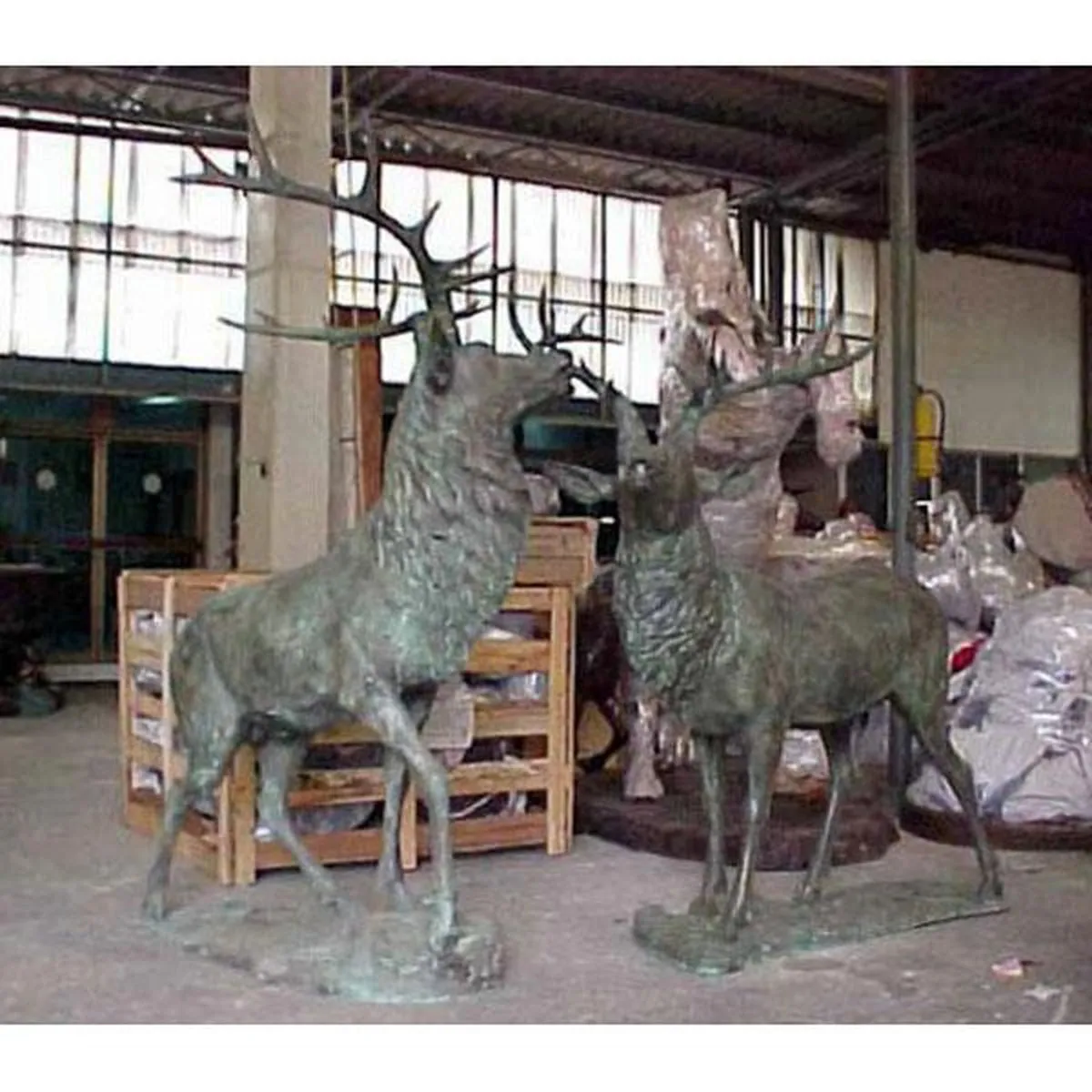 Elk Standing -- Pair