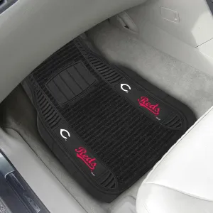 Fanmats Cincinnati Reds 2 Piece Deluxe Car Mat Set
